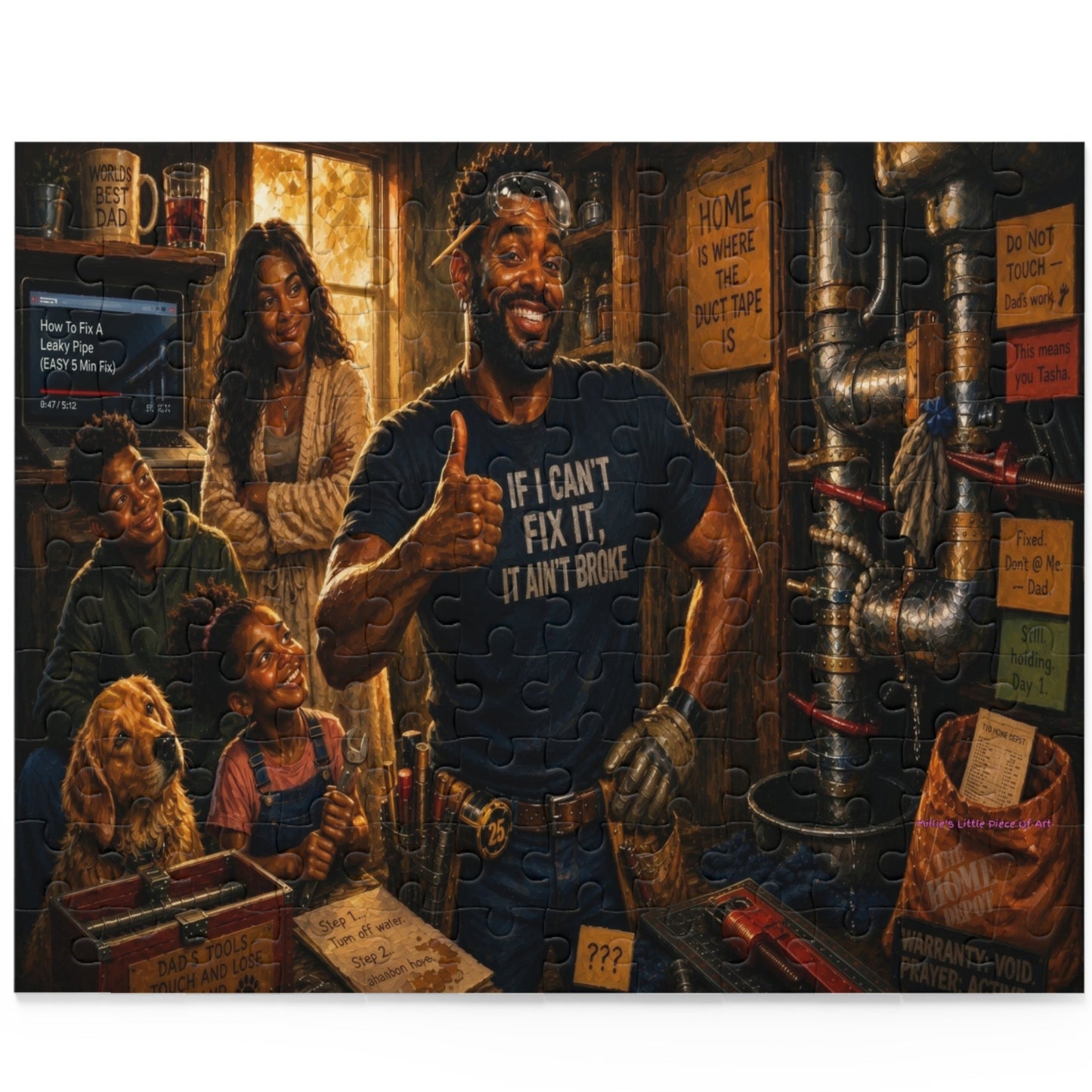 World's Best Dad — If I Can't Fix It It Ain't Broke Puzzle | 120, 252, 500 Piece