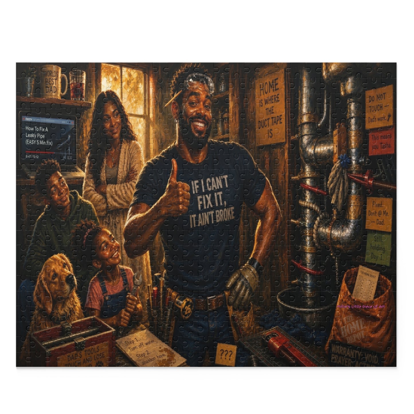 World's Best Dad — If I Can't Fix It It Ain't Broke Puzzle | 120, 252, 500 Piece