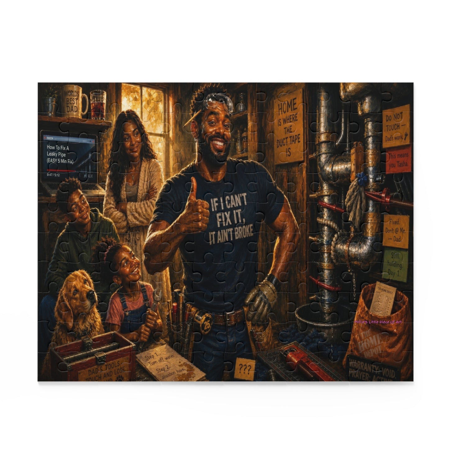 World's Best Dad — If I Can't Fix It It Ain't Broke Puzzle | 120, 252, 500 Piece