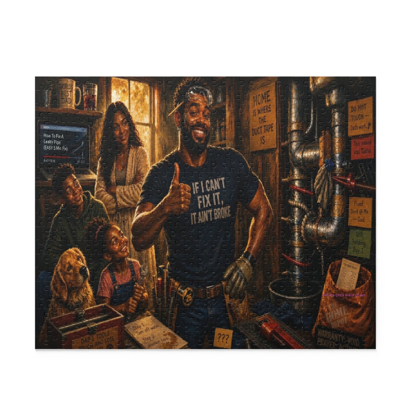 World's Best Dad — If I Can't Fix It It Ain't Broke Puzzle | 120, 252, 500 Piece