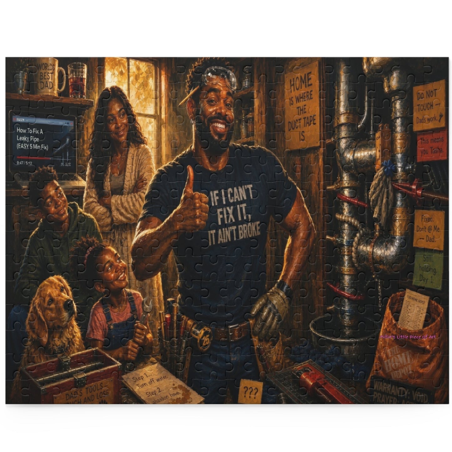 World's Best Dad — If I Can't Fix It It Ain't Broke Puzzle | 120, 252, 500 Piece
